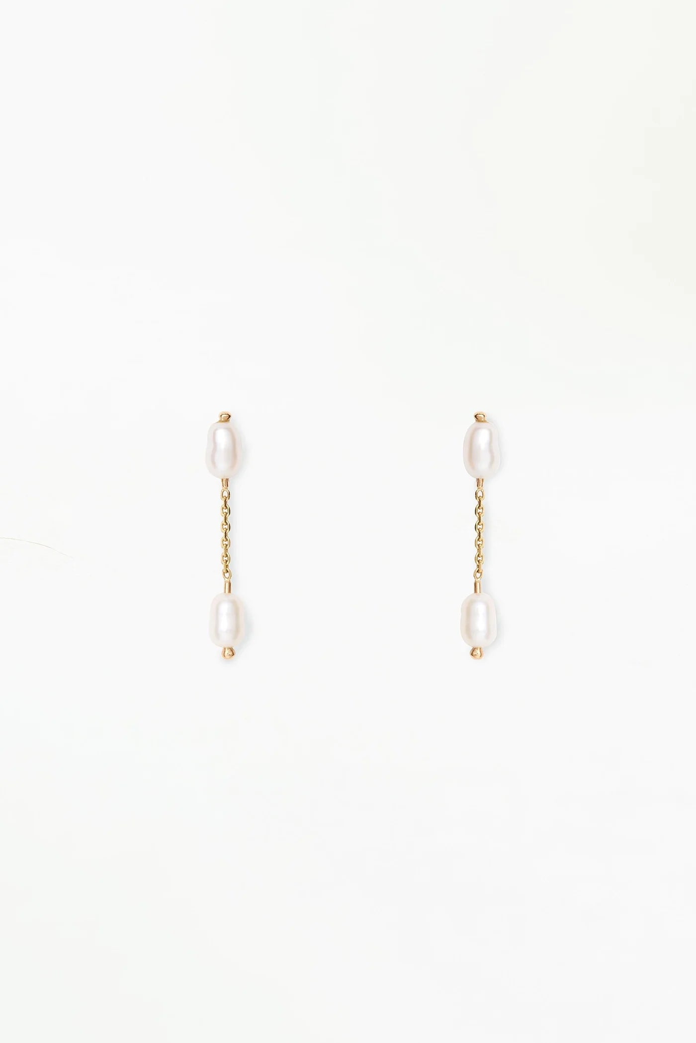 Java charm earrings-PEARL SHOWER EARRINGS