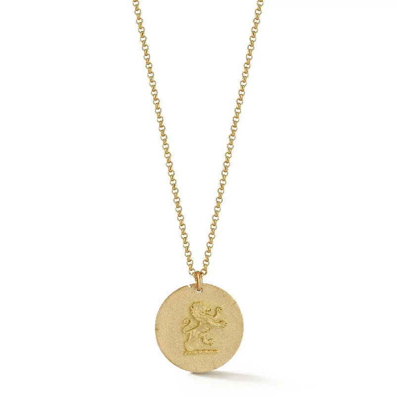 18kt Lion Necklace