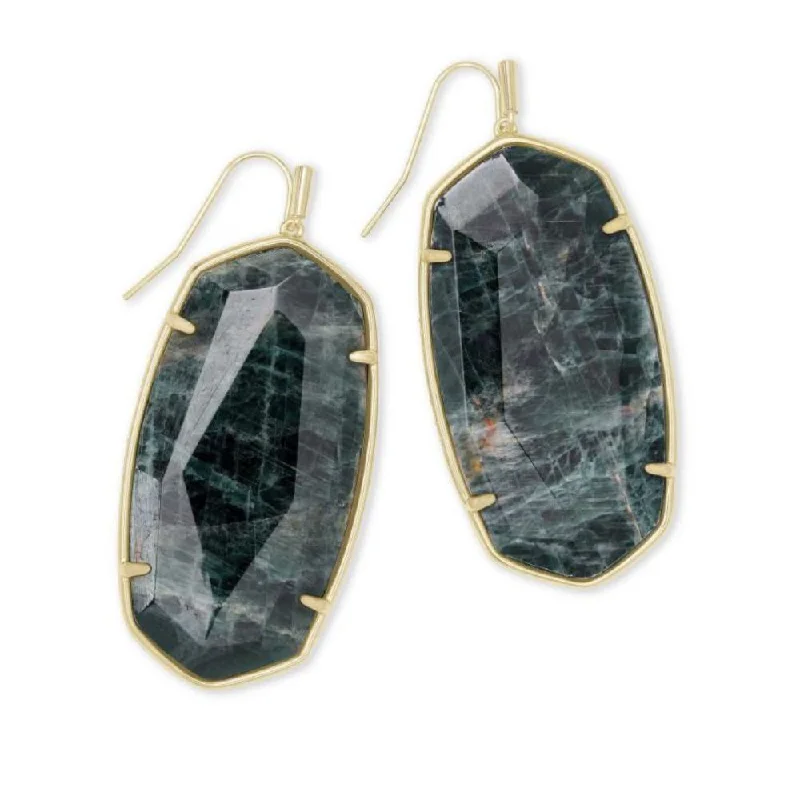 Leaf charm earrings-Kendra Scott Faceted Danielle Drop Earring