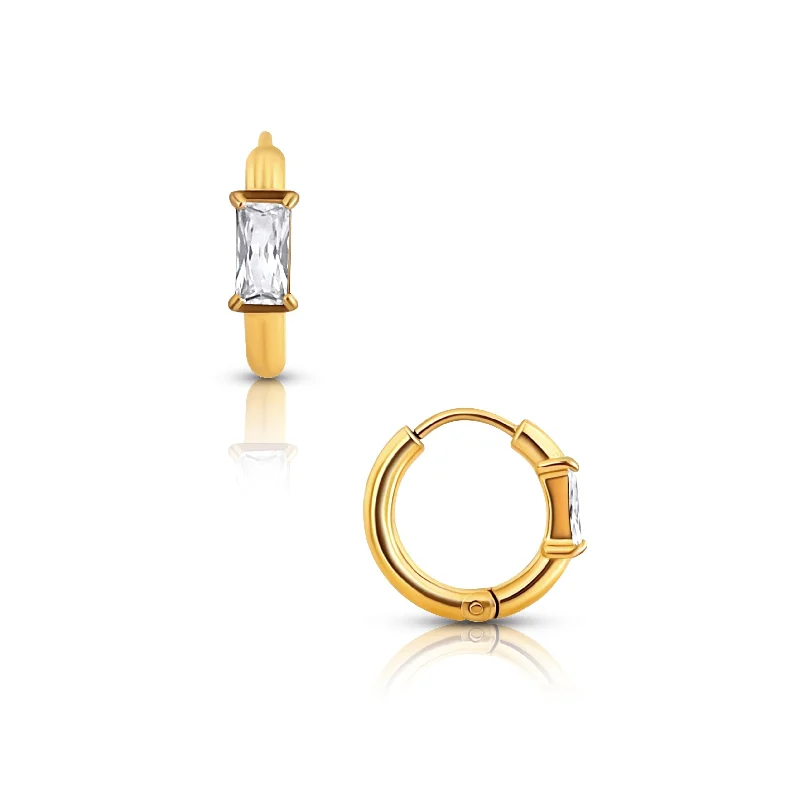 Sapphire stud earrings-Cyrus Mini Hoop Earring