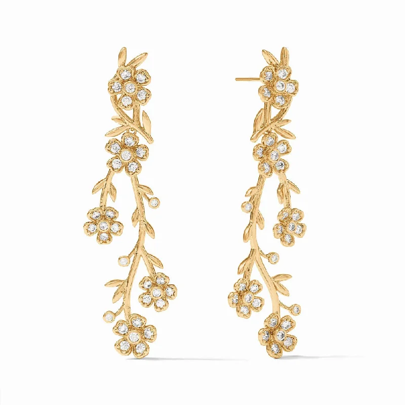 Astro motif earrings-Julie Vos Laurel Statement Earring