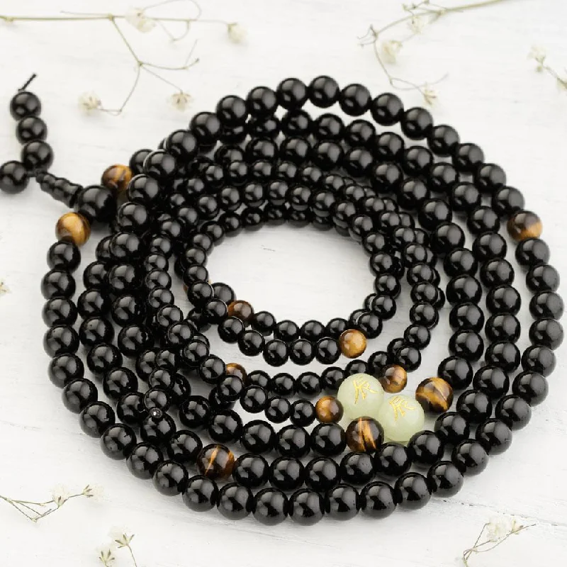 Tri-tone bangles-Glow in the Dark Dragon Mala