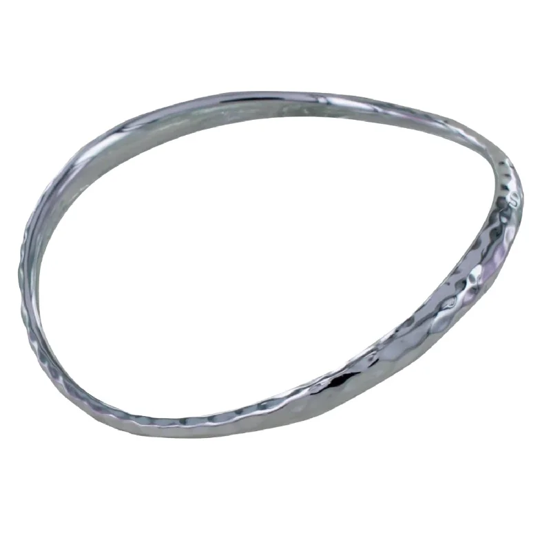 Pure link bangles-Sterling Silver Ripple Bangle