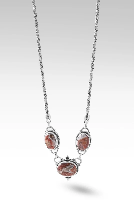 Hopeful Vision Necklace™ in Laguna Lace Agate