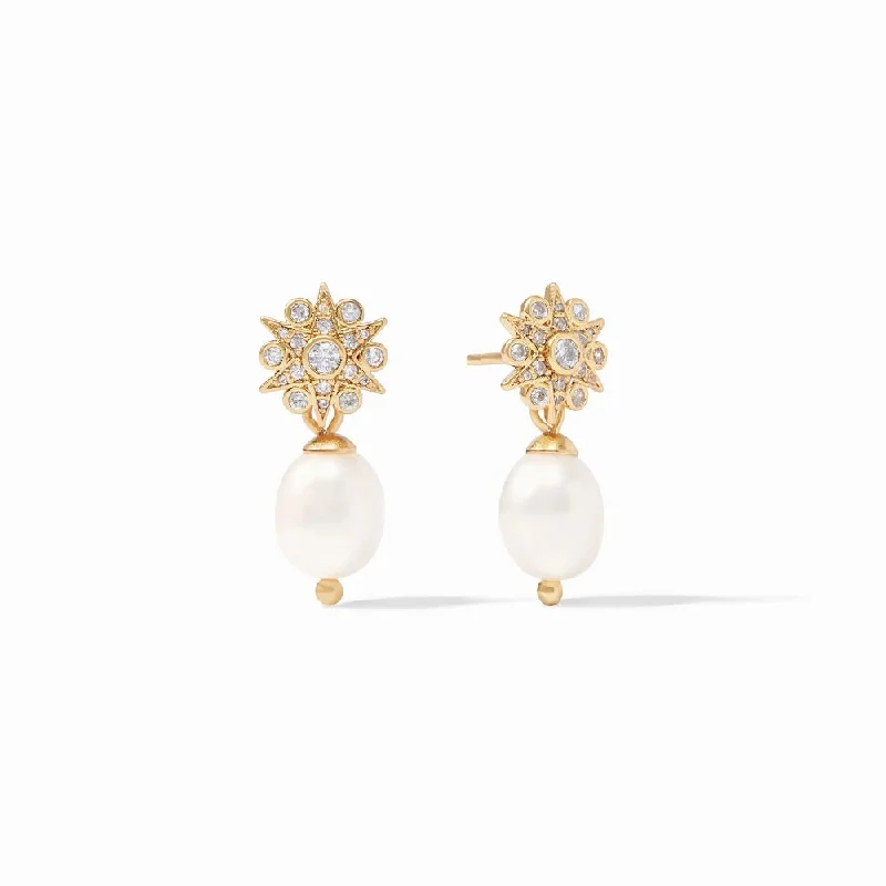 Java charm earrings-Julie Vos Celeste Demi Pearl Drop Earring