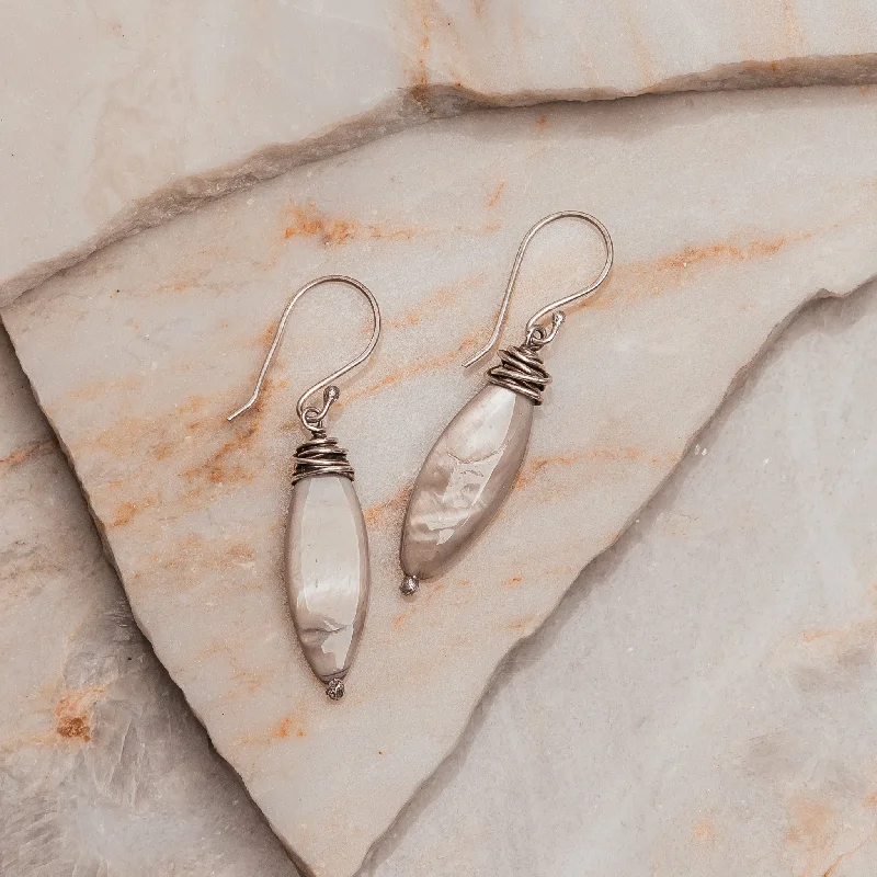 Smooth drop earrings-Dixie Earrings