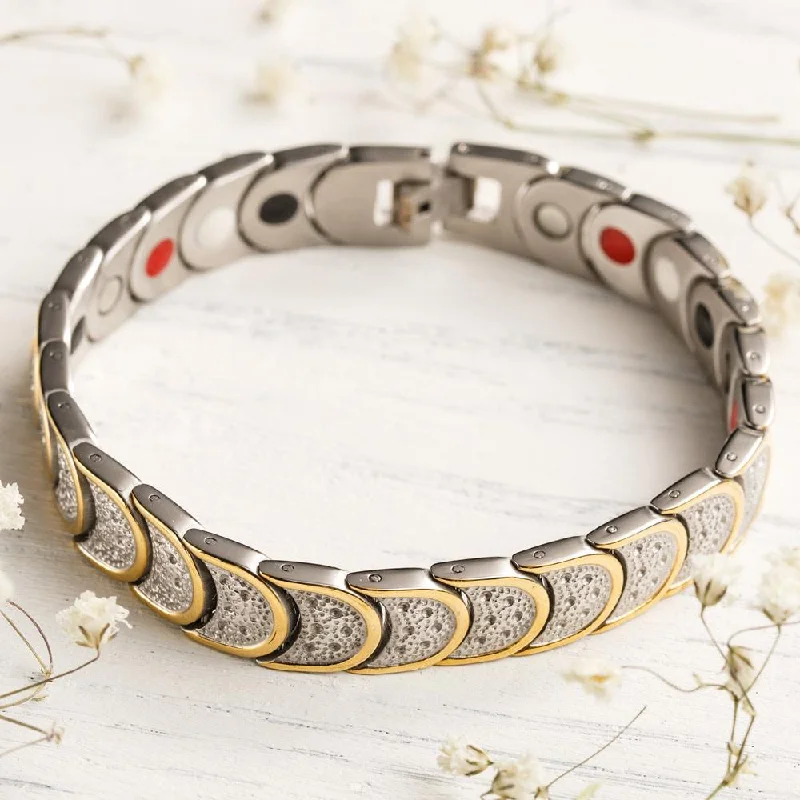 Gem strand bangles-Unisex Magnetic Germanium Power Bracelet