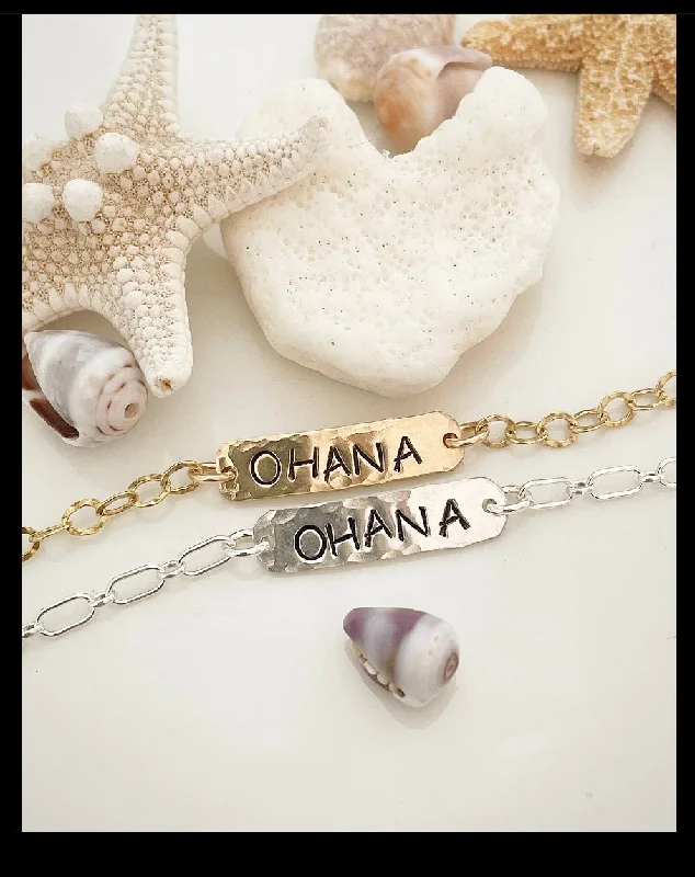 Frosted glass bangles-Ohana Bracelet