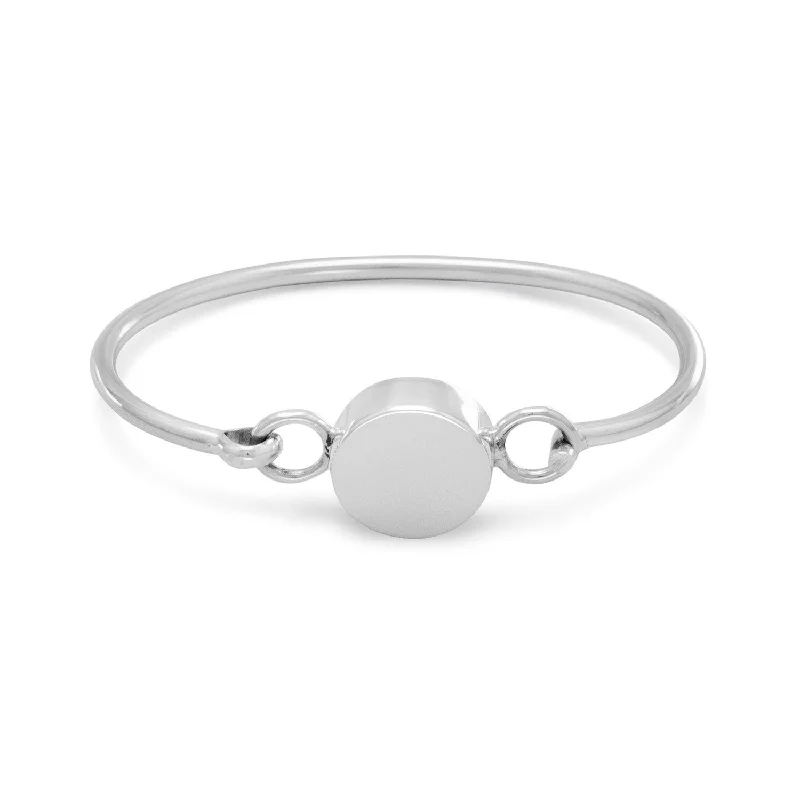 Dainty charm bangles-4.5"-5" Round Engravable Bangle