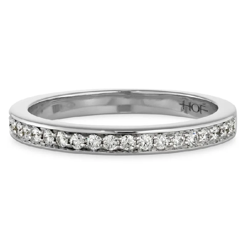 Carved initial engagement rings-0.22ct Enticement Round Brilliant Cut Diamond Channel Set 18ct White Gold Eternity Ring