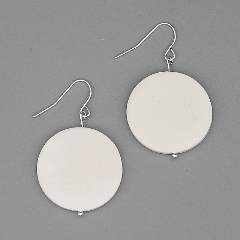 Astro design earrings-White Dot Rosie Earrings