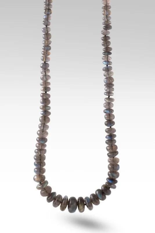 Beaded Labradorite Necklace™ in Watermark