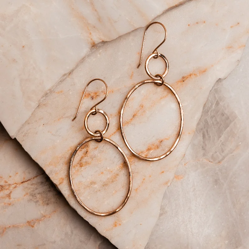 Half moon earrings-Phoebe Hoop Earrings