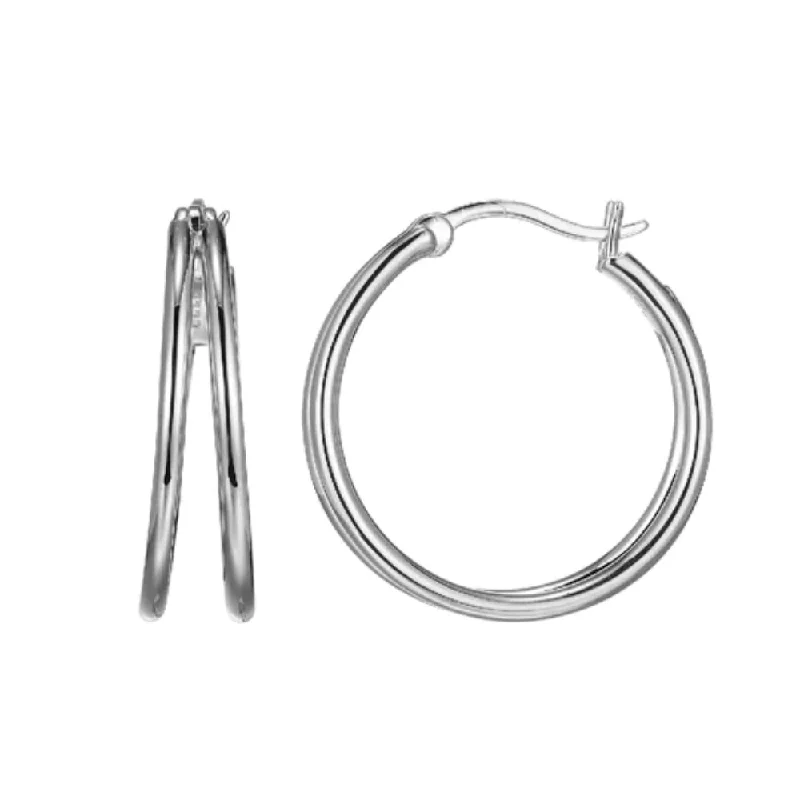 Spirit eye earrings-Elle "Simpatico" Split Hoop Earring