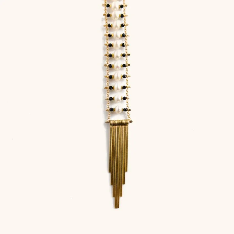 Pearl Ladder Necklace