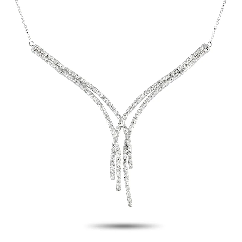 White Gold 1.50ct Diamond Necklace NK4-10168W Length N/A