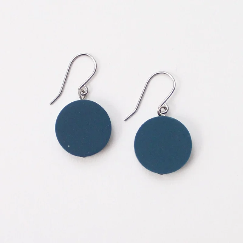 Light drop earrings-Steel Sophie Earrings