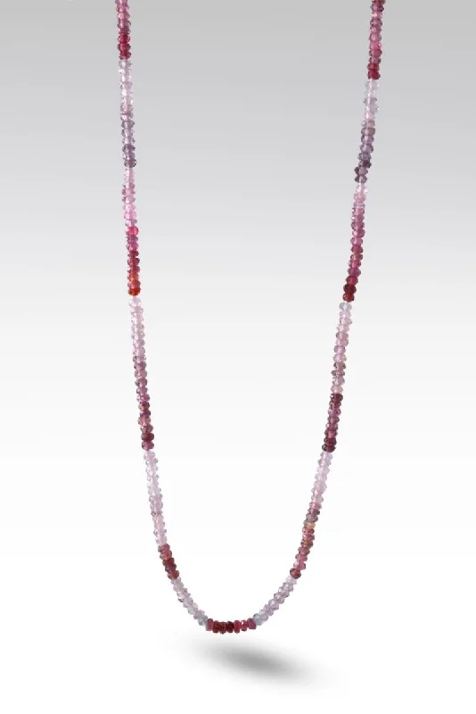 Beaded Multi Spinel Necklace™ in Watermark