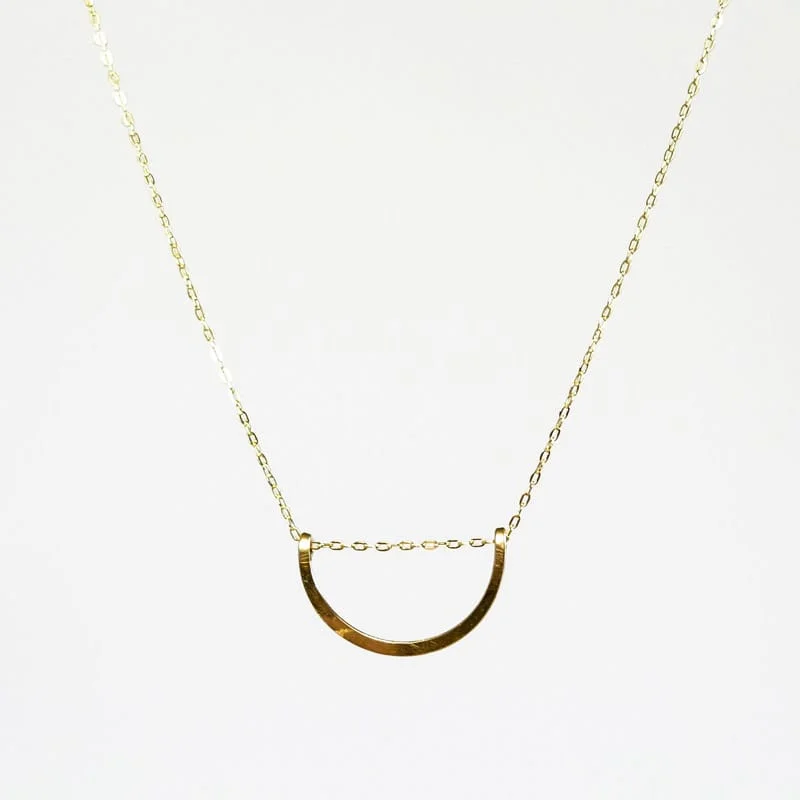 Gold Petal Necklace