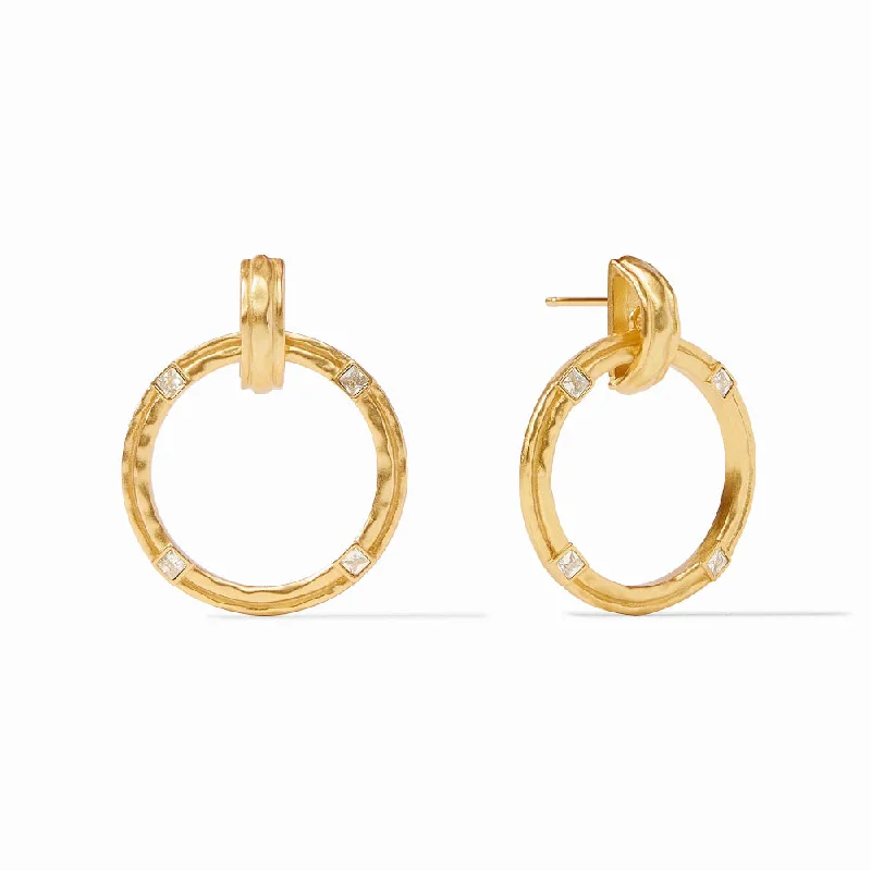 Pure gem earrings-Julie Vos Astor Doorknocker Earring