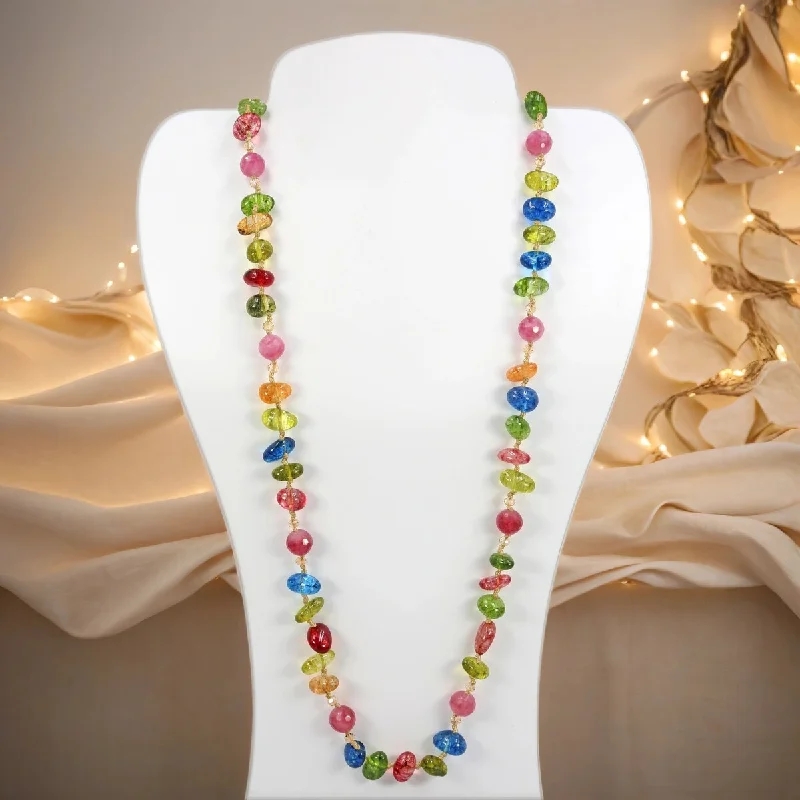 Multicolor Quartz Necklace