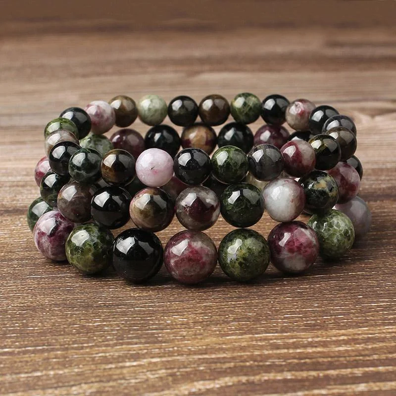 Light filigree bangles-Tourmaline Reflection Bracelet