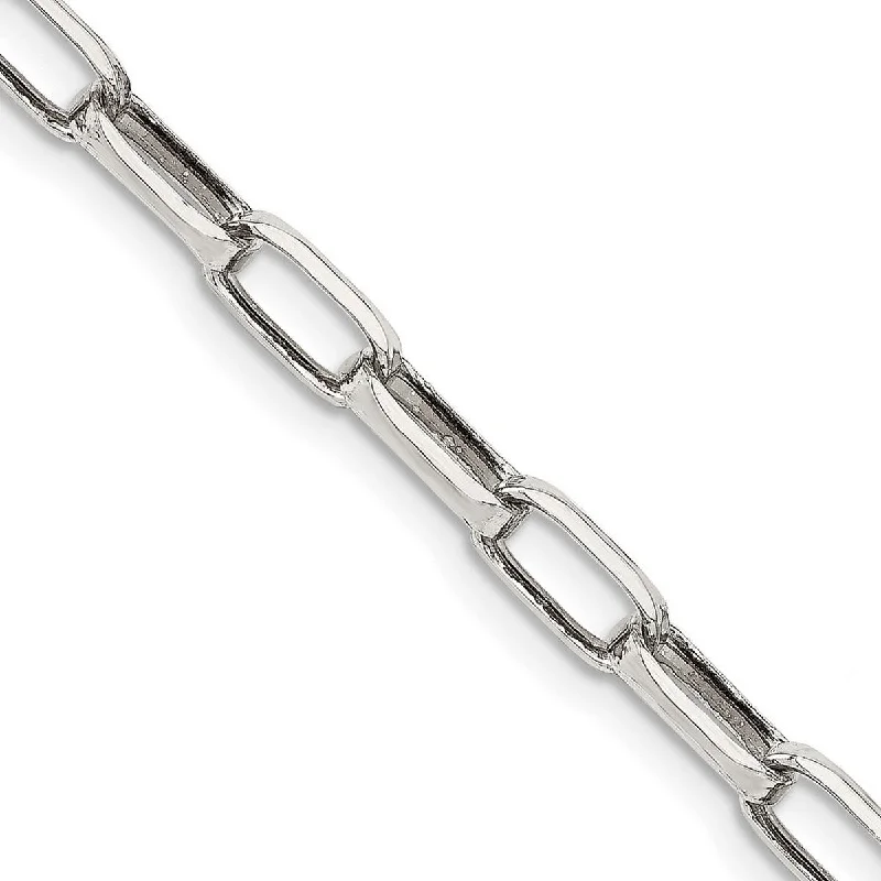 Curata 925 Sterling Silver Solid Polished Link Chain Necklace 5mm Lobster Claw